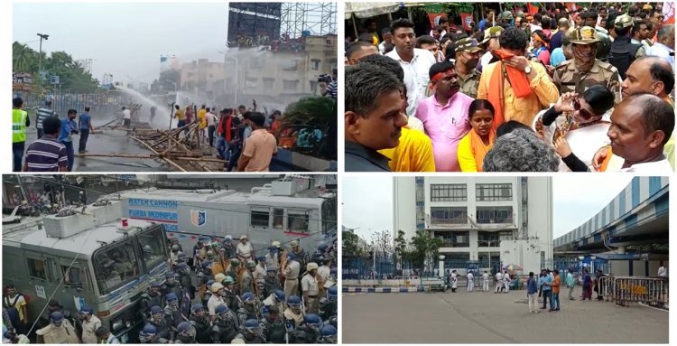 BJP-র নবান্ন অভিযান ঘিরে তুলকালাম, রণক্ষেত্র নন্দীগ্রাম!