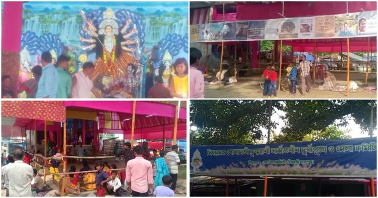 উমা কৈলাসে ফিরে যেতেই বোধন শুরু হয় এই গ্রামে,  দুর্গোৎসবে মাতোয়ারা করণদীঘি