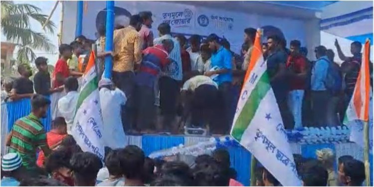 গোপন  ব্যালট বক্স ঘিরে ধুন্ধুমার, অভিষেকের কর্মসূচির প্রথম দিনেই চরম বিশৃঙ্খলা