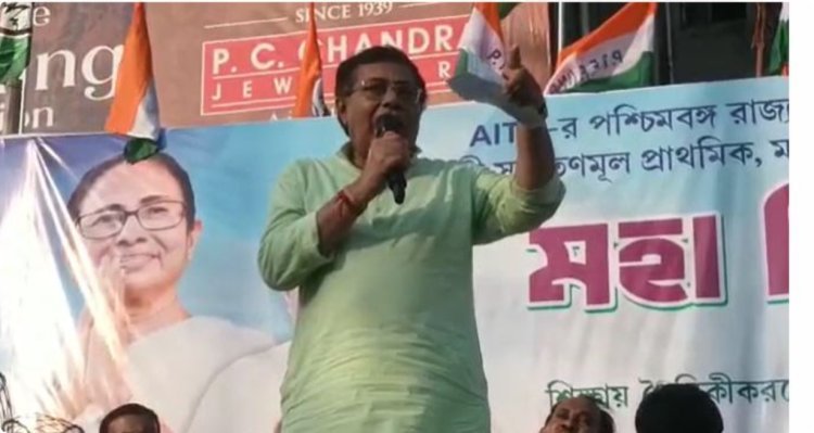 Ujjal Biswas News:  আন্দোলনকারীদের জিভ টেনে ছেঁড়ার হুঁশিয়ারি মন্ত্রীর, বিতর্ক
