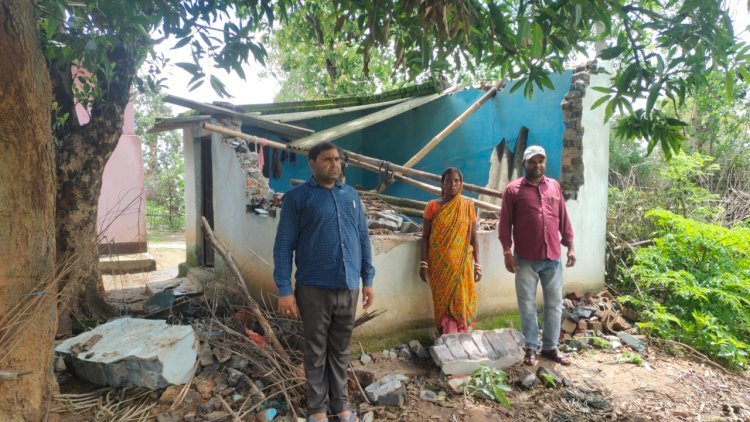 *हाथी प्रभावित रबनी गोराई को मिलेगा मुआवजा : अजय कुमार साहू