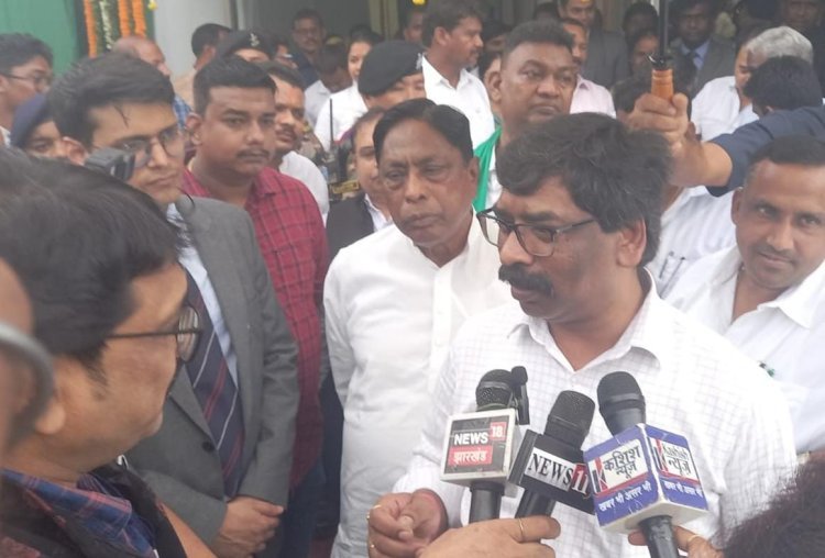 पत्रकारिता व पत्रकारों के लिये झारखण्ड सरकार बहुत कुछ कर रही है - हेमन्त सोरेन 