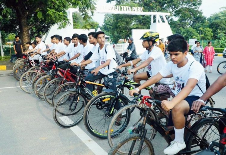 जमशेदपुर : मारवाड़ी युवा मंच की तीन शाखा ने किया साइक्लोथॉन 3.0 का आयोजन