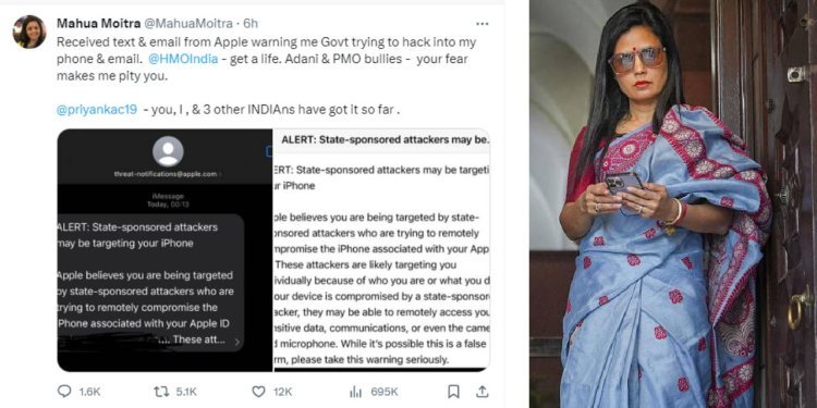 Mahua Moitra Mobile Hack:  সাংসদের আইফোন হ্যাক! কেন্দ্রের বিরুদ্ধে তথ্য তালাশের অভিযোগ মহুয়ার