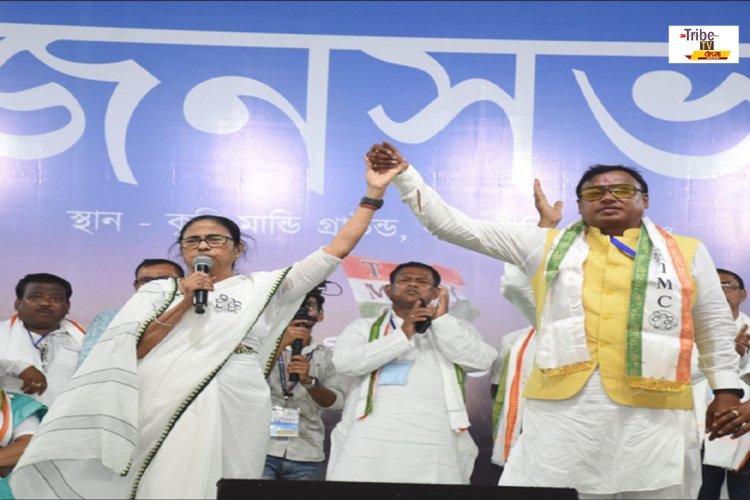 রায়গঞ্জে কৃষ্ণ কল্যাণীর সমর্থনে মমতার সভায় জনপ্লাবন,  'অন্নপূর্ণা ভাণ্ডারা' বন্ধ নিয়ে কংগ্রেস-বিজেপিকে আক্রমণ মমতার