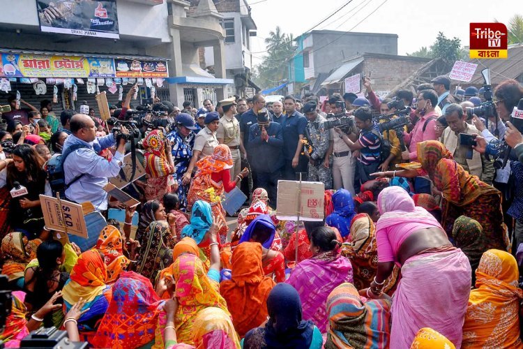 ভিডিয়ো 'হুলে' বিদ্ধ সন্দেশখালিতে ফের উত্তেজনা, বিশেষ নজরদারি কমিশনের