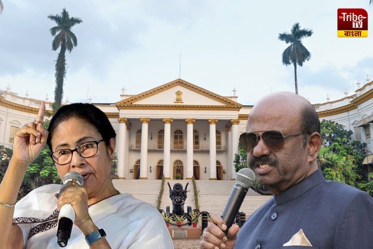 প্রকাশ্যে বোসের কুকীর্তি, 'রাজ্যপালের পাশে বসাও পাপ' তোপ মমতার