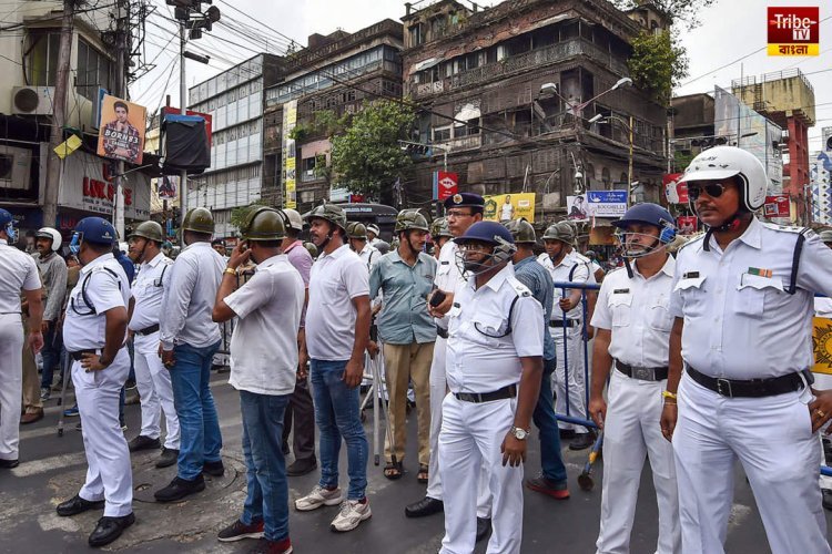 নবান্ন অভিযান ঘিরে সুরক্ষার চক্রব্যূহ, মোতায়েন প্রায় ৬ হাজার পুলিশ ও কমব্যাট ফোর্স