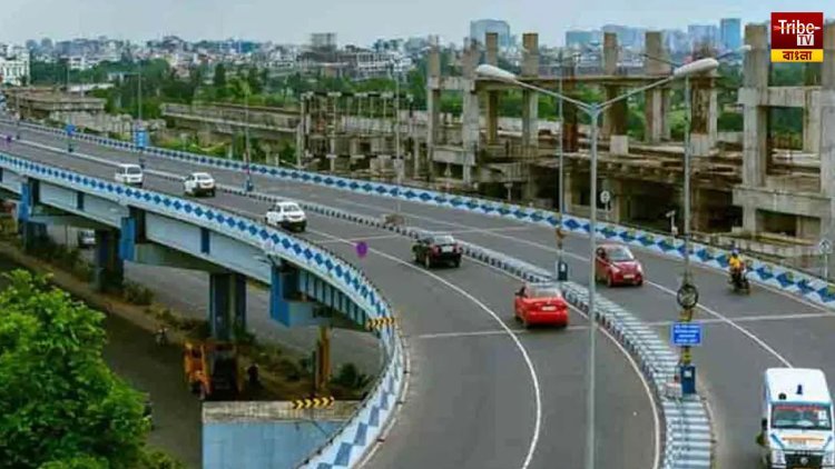 মা উড়ালপুলে ফের দুর্ঘটনা, গার্ডওয়ালে ধাক্কা মেরে ছিটকে নীচে পড়ল বাইক আরোহী