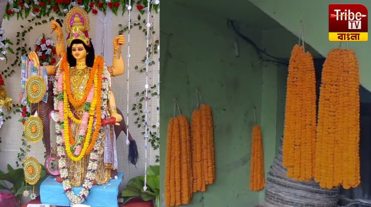 শিল্পের দেবতার আরাধনায় ফুলের ঘা'য়ে মূর্ছা যাওয়ার জোগার, মাথায় হাত চাষিদের